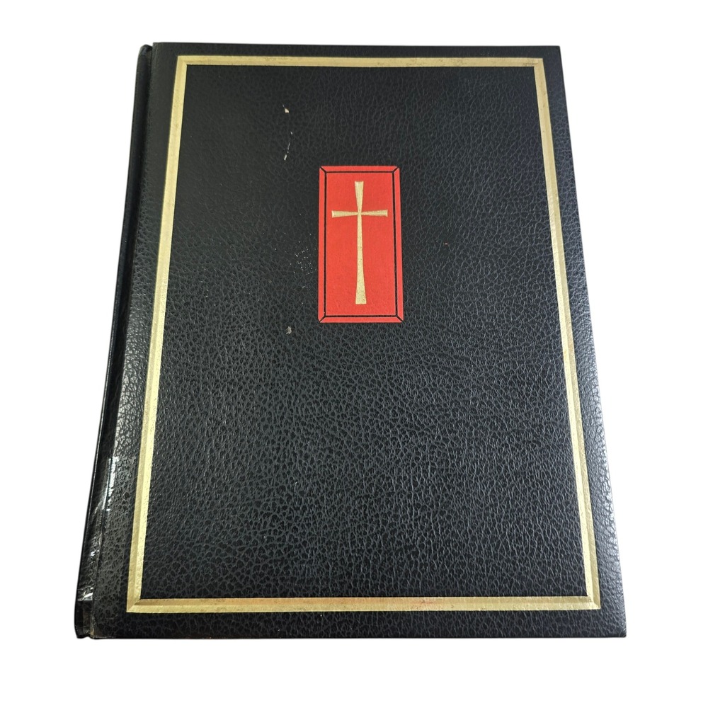 1971 New American Bible Living Word Edition Catholic Illustrated Hardcover NAB